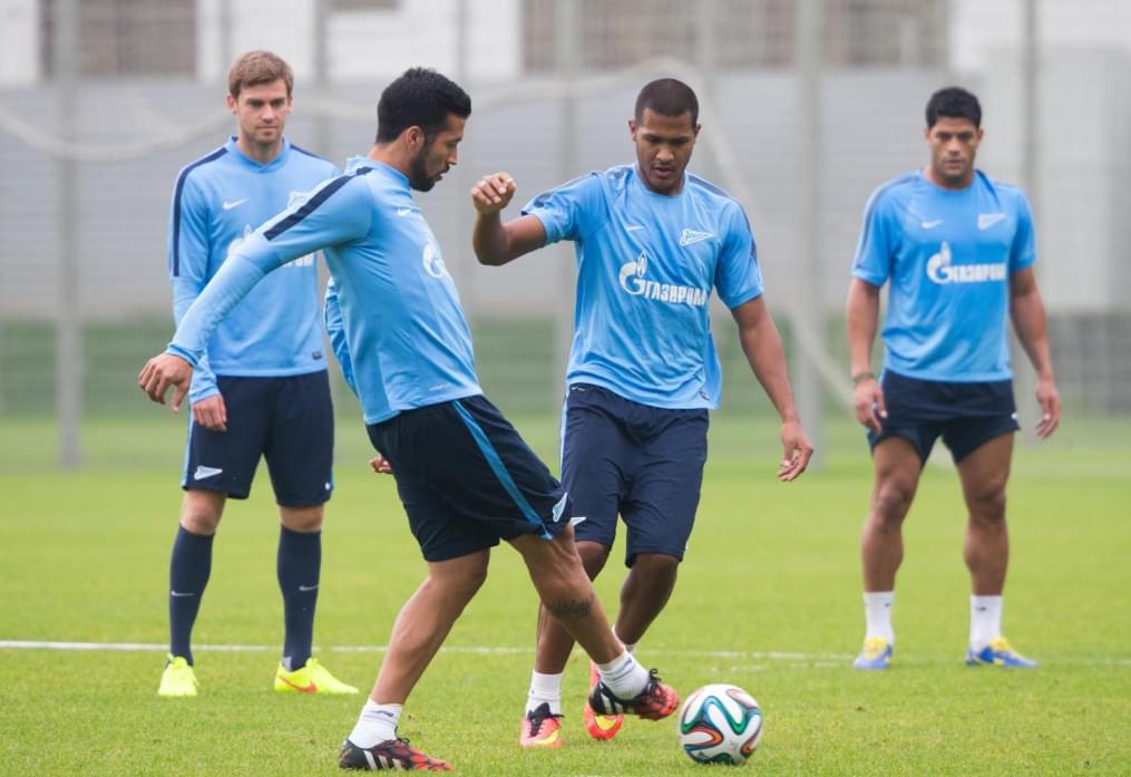 Открытая тренировка «Зенита» перед матчем с «Динамо»