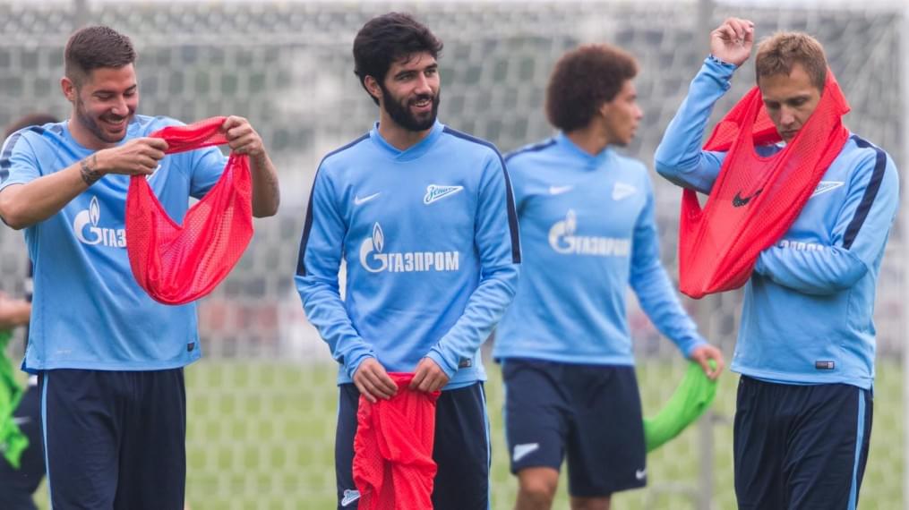 Открытая тренировка «Зенита» перед матчем с «Динамо»