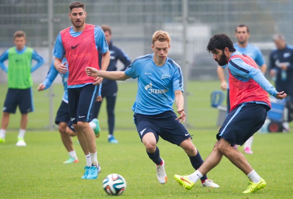 Открытая тренировка «Зенита» перед матчем с «Динамо»