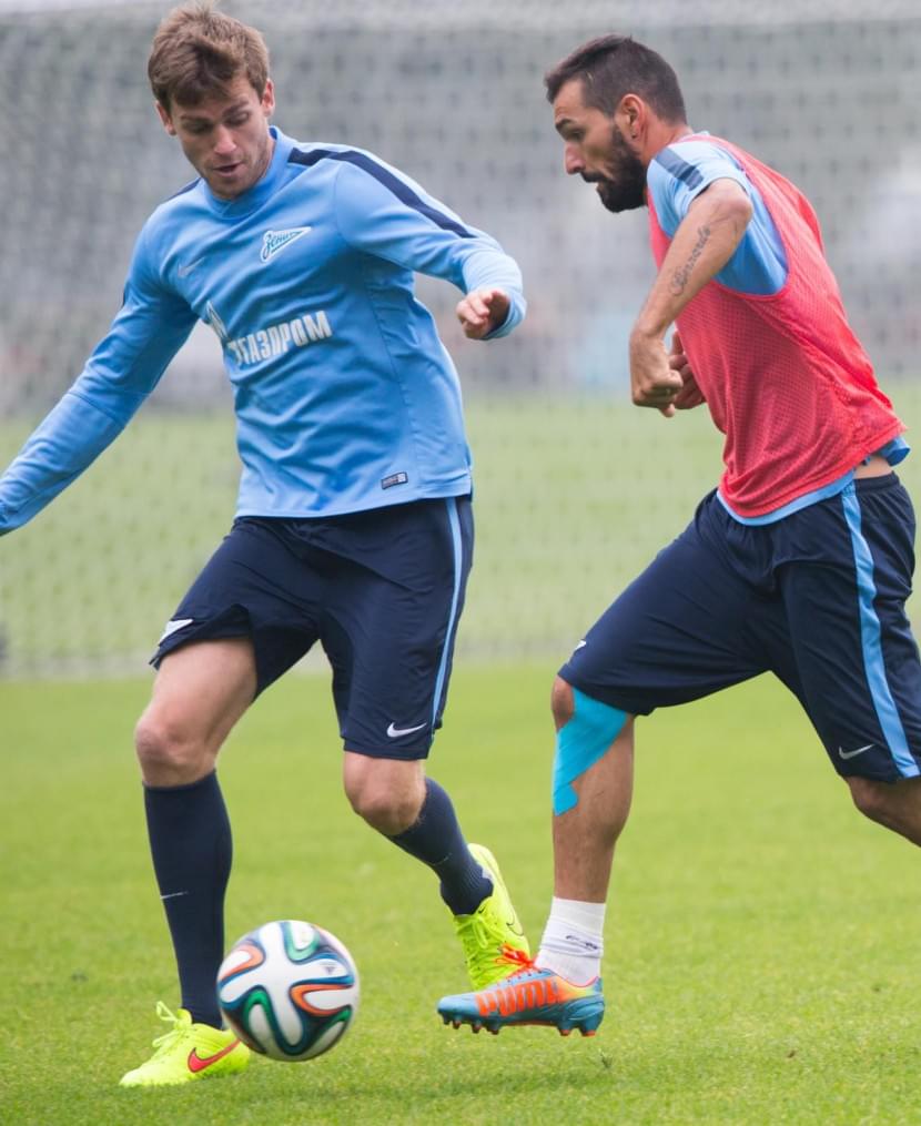 Открытая тренировка «Зенита» перед матчем с «Динамо»