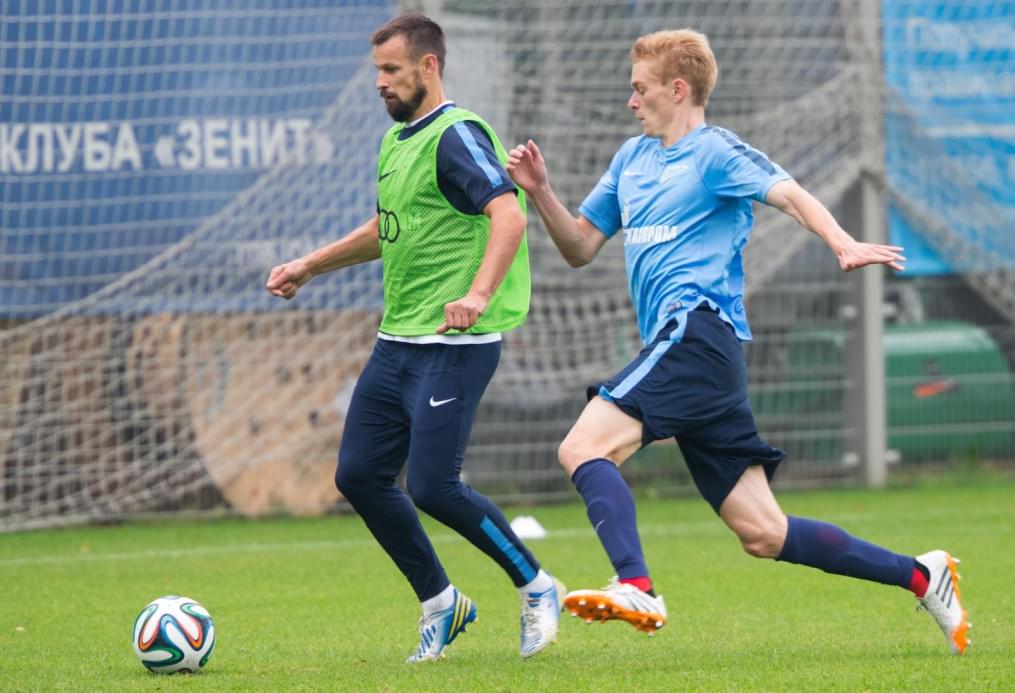 Открытая тренировка «Зенита» перед матчем с «Динамо»