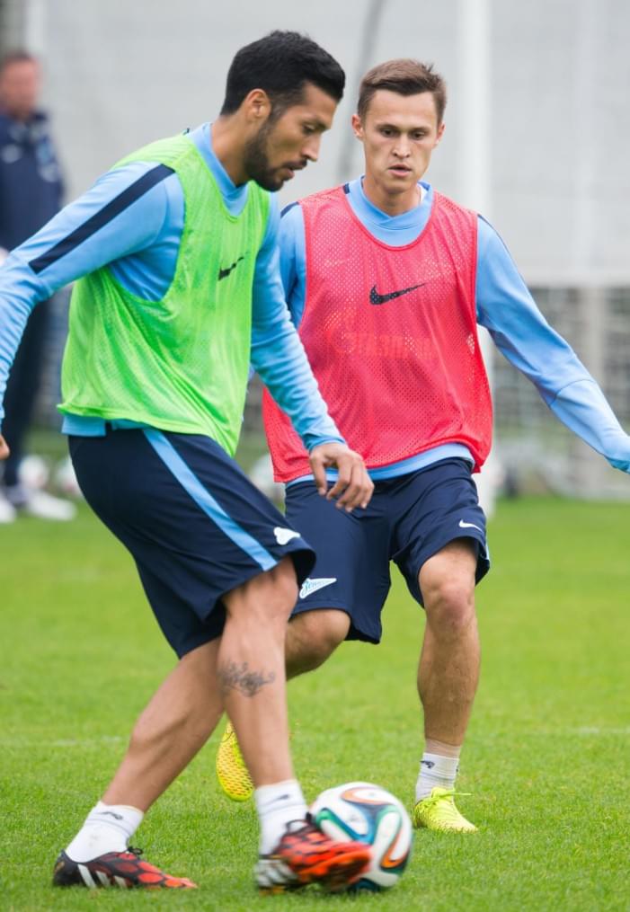 Открытая тренировка «Зенита» перед матчем с «Динамо»