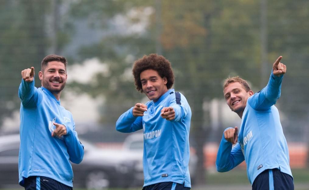 Открытая тренировка «Зенита» перед матчем с «Динамо»