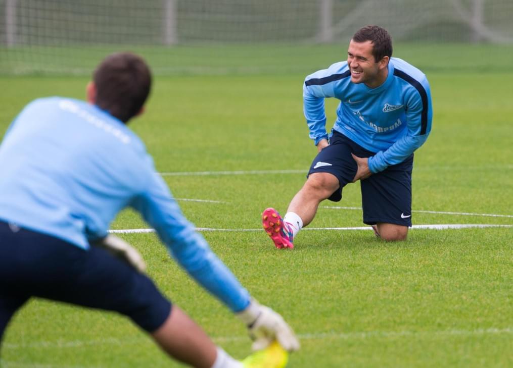 Открытая тренировка «Зенита» перед матчем с «Динамо»