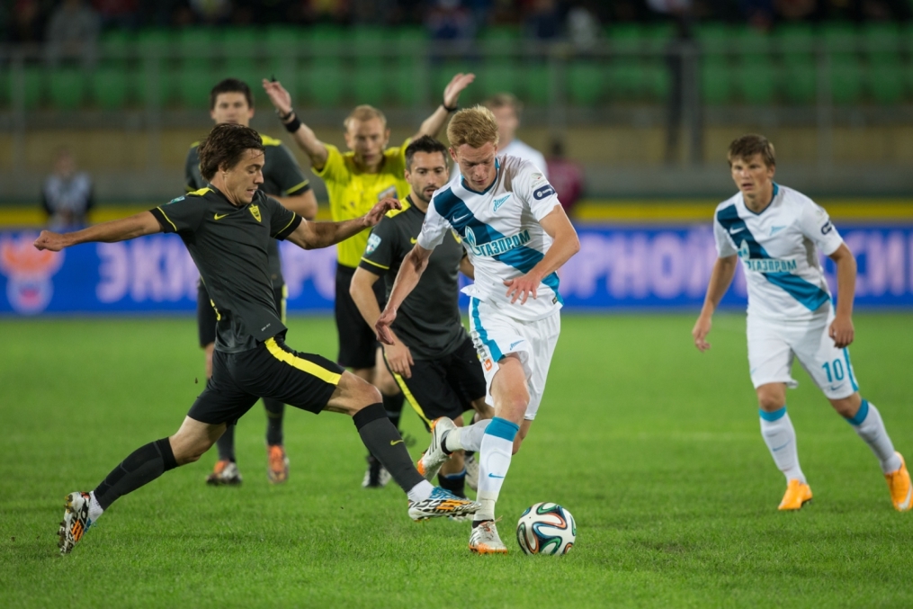 Кубок России 2014/2015, 1/16 финала, «Анжи» — «Зенит»