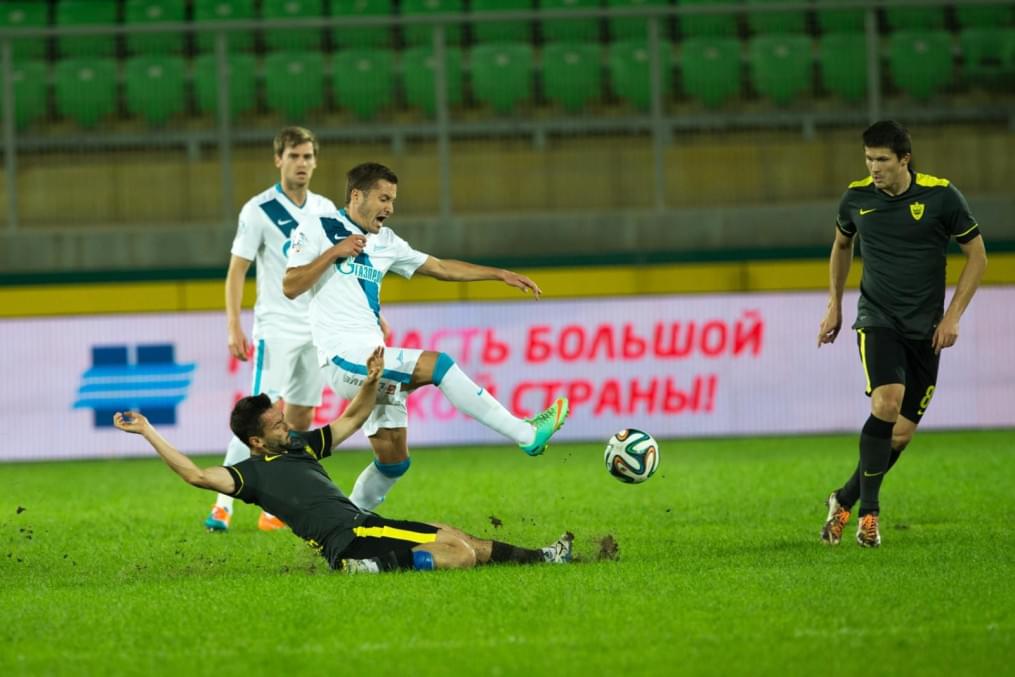 Кубок России 2014/2015, 1/16 финала, «Анжи» — «Зенит»