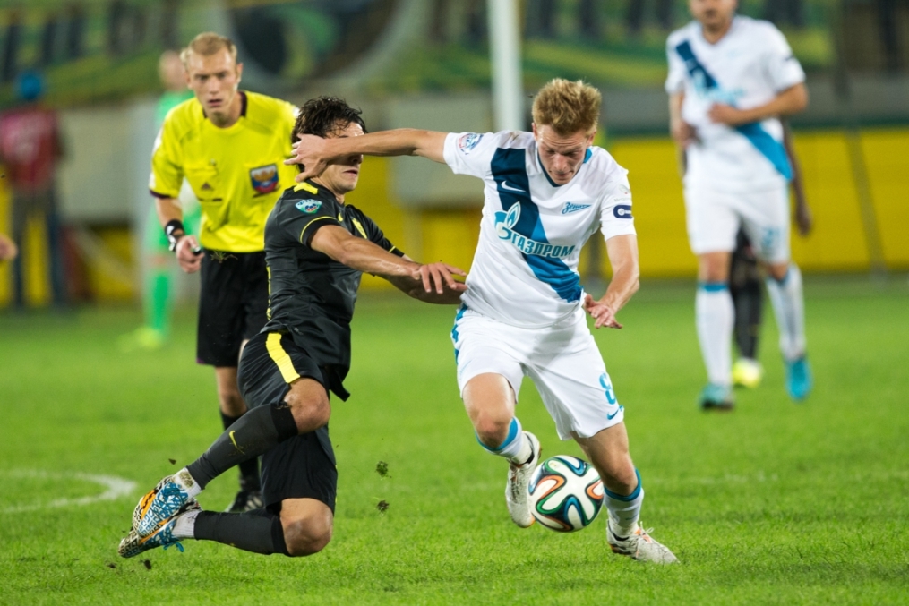 Кубок России 2014/2015, 1/16 финала, «Анжи» — «Зенит»