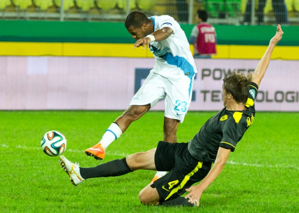 Кубок России 2014/2015, 1/16 финала, «Анжи» — «Зенит»