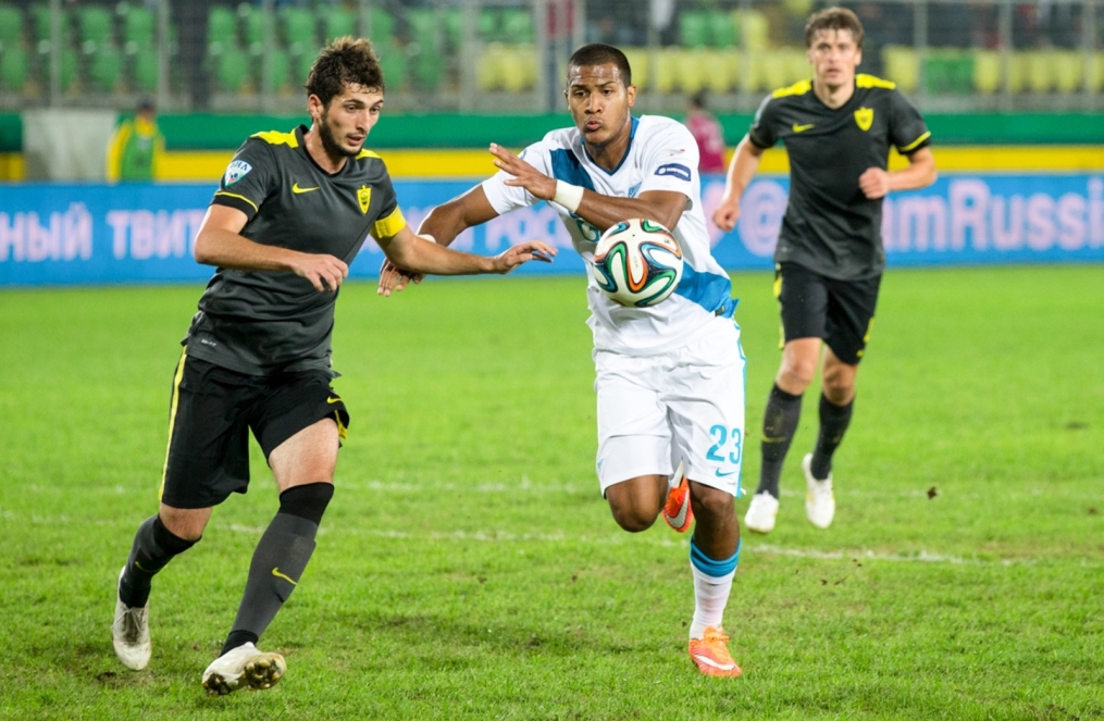 Кубок России 2014/2015, 1/16 финала, «Анжи» — «Зенит»