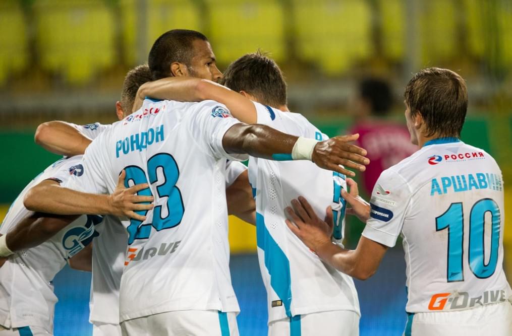 Кубок России 2014/2015, 1/16 финала, «Анжи» — «Зенит»