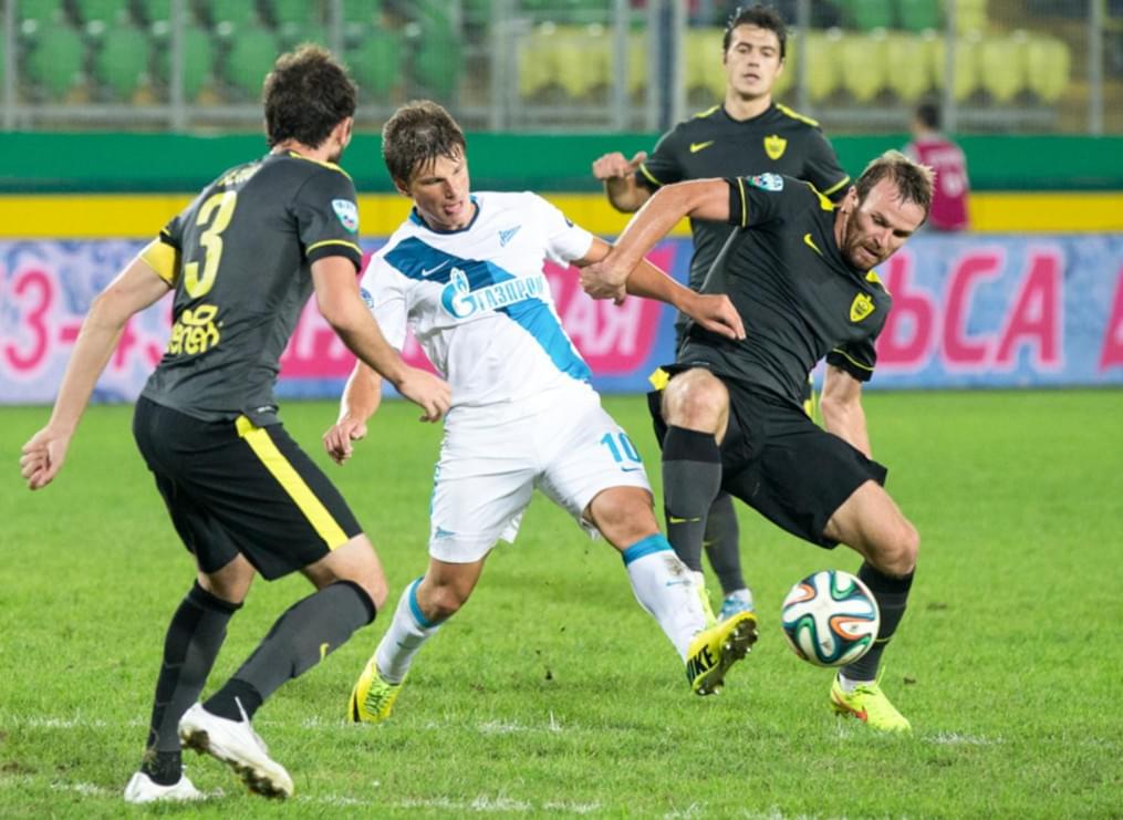 Кубок России 2014/2015, 1/16 финала, «Анжи» — «Зенит»