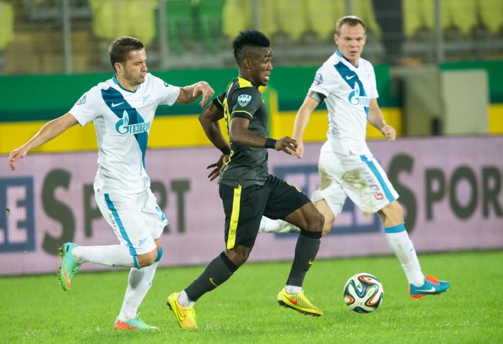 Кубок России 2014/2015, 1/16 финала, «Анжи» — «Зенит»