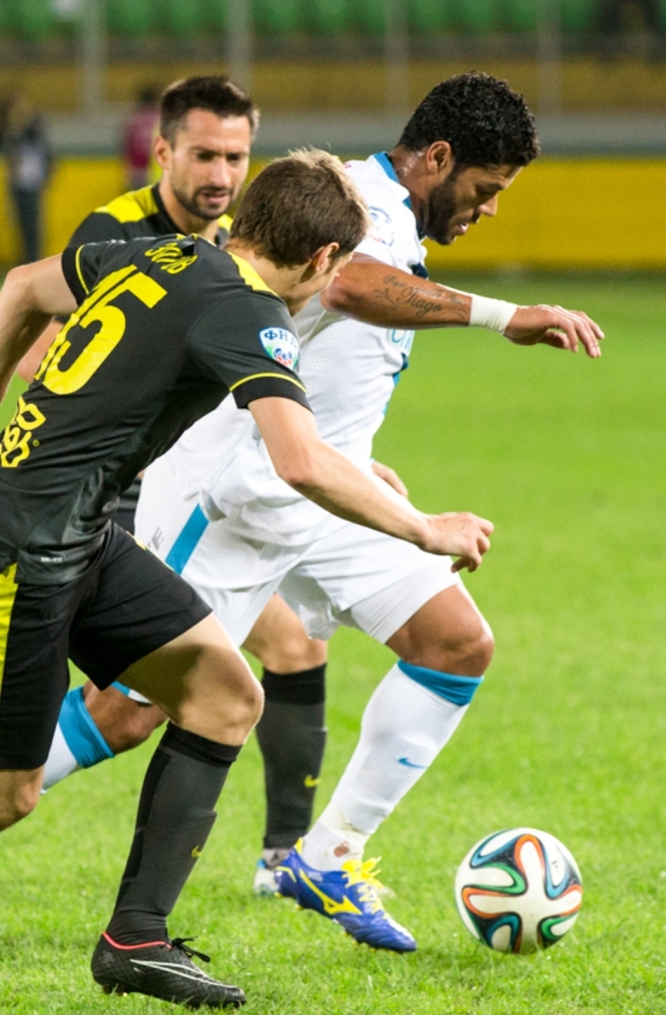 Кубок России 2014/2015, 1/16 финала, «Анжи» — «Зенит»