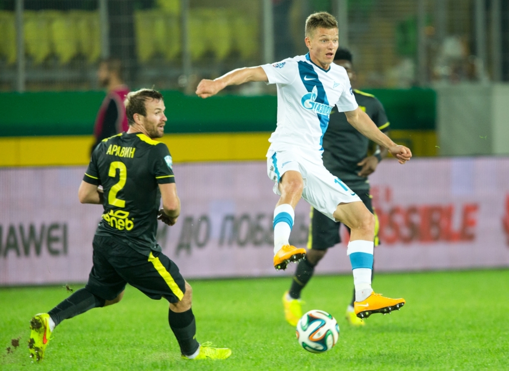 Кубок России 2014/2015, 1/16 финала, «Анжи» — «Зенит»