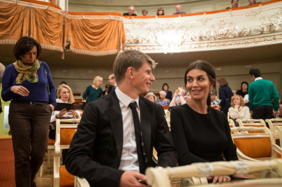 Футболисты «Зенита» на премьере оперы «Евгений Онегин»