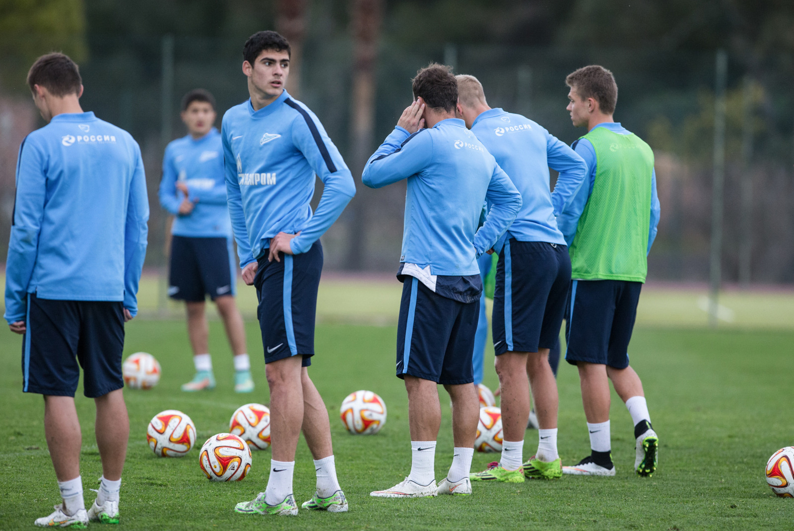 Сборы в Испании: 8 февраля, вечерняя тренировка