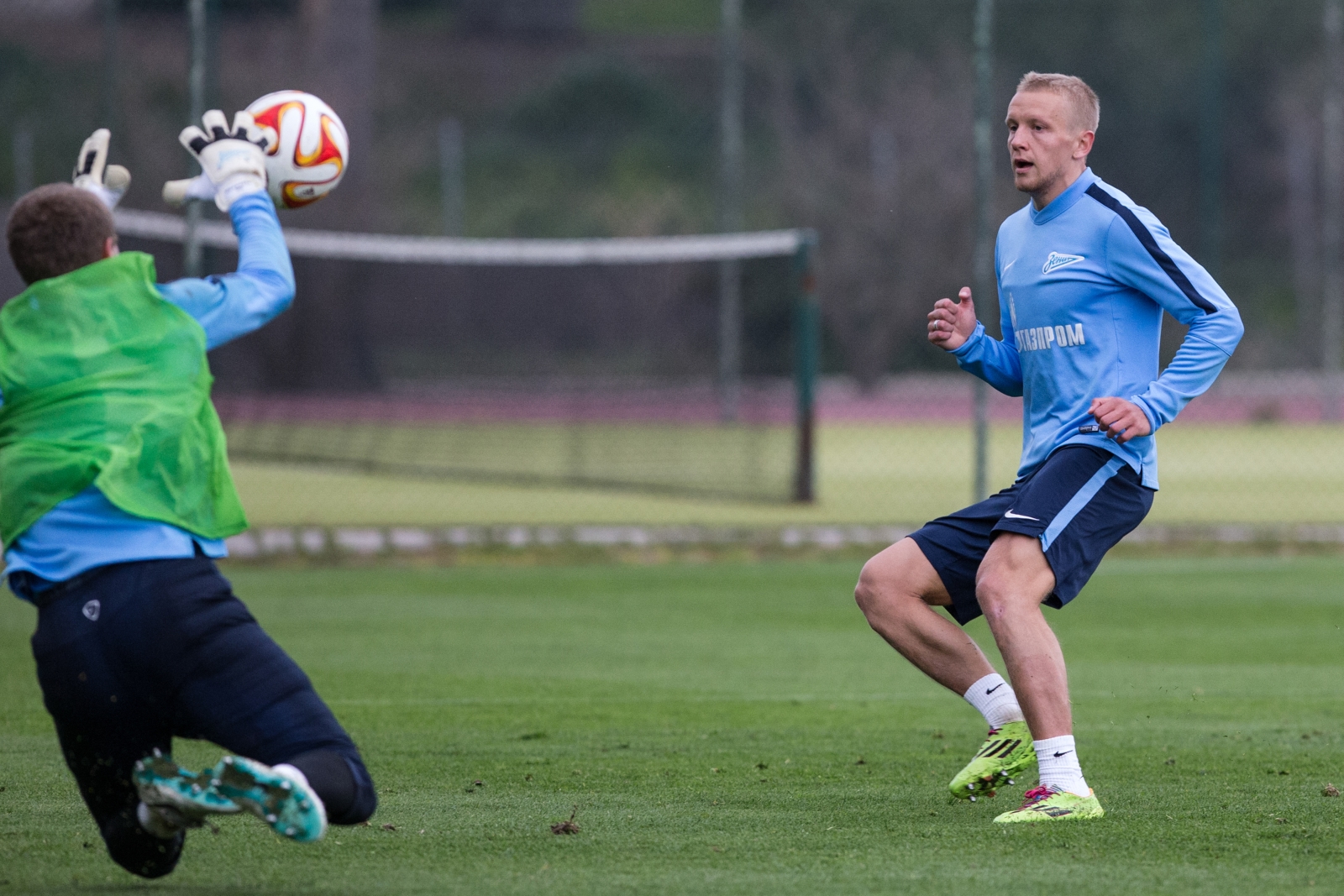 Сборы в Испании: 8 февраля, вечерняя тренировка