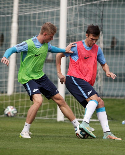 Тренировка «Зенита»-2 в Белеке 9 марта 2015 года