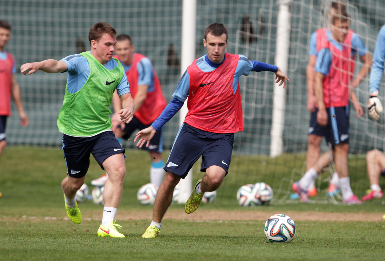 Тренировка «Зенита»-2 в Белеке 9 марта 2015 года