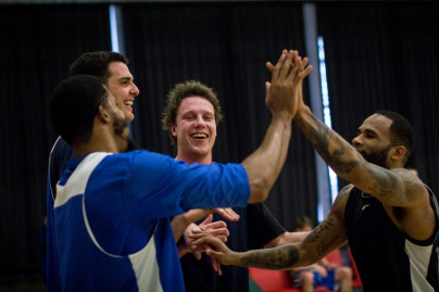 Тренировка основного состава БК «Зенит»