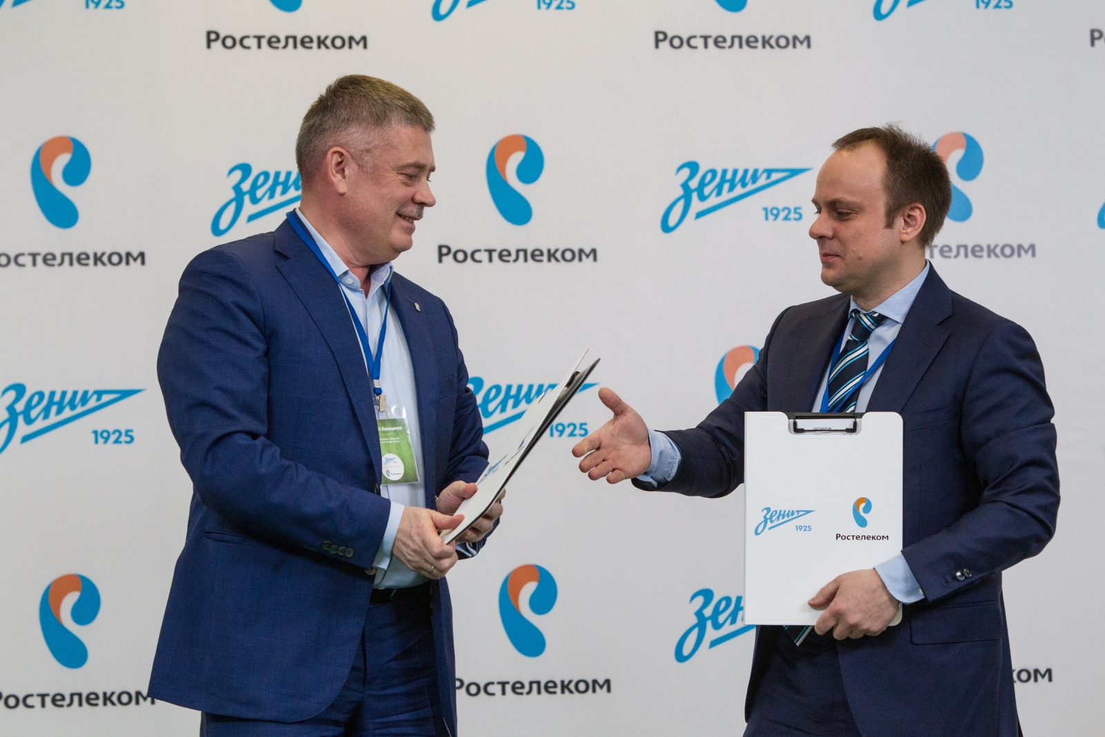 «Зенит» подписал партнерское соглашение с «Ростелеком»