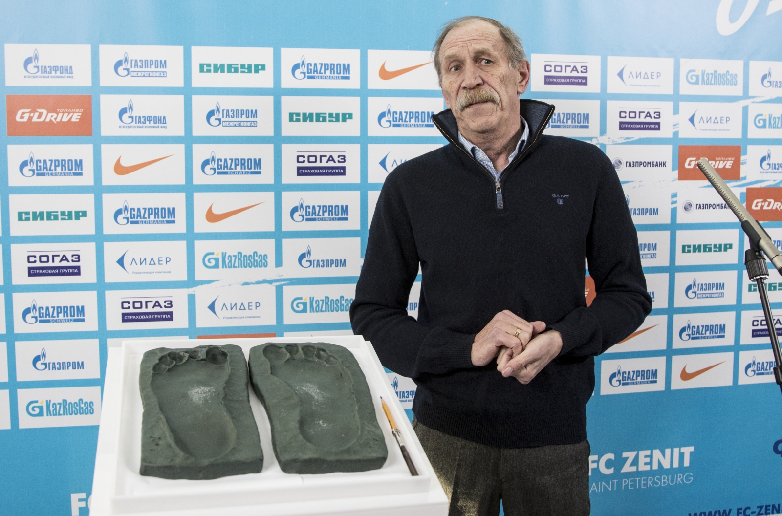 Владимир Голубев, вошел в Аллею славы «Зенита»