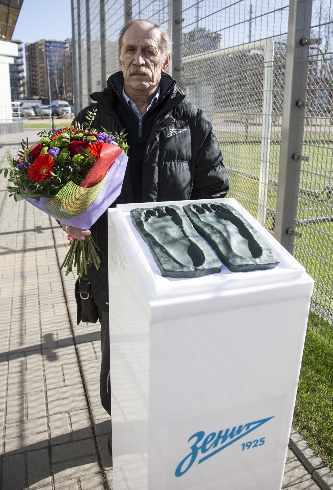 Владимир Голубев, вошел в Аллею славы «Зенита»