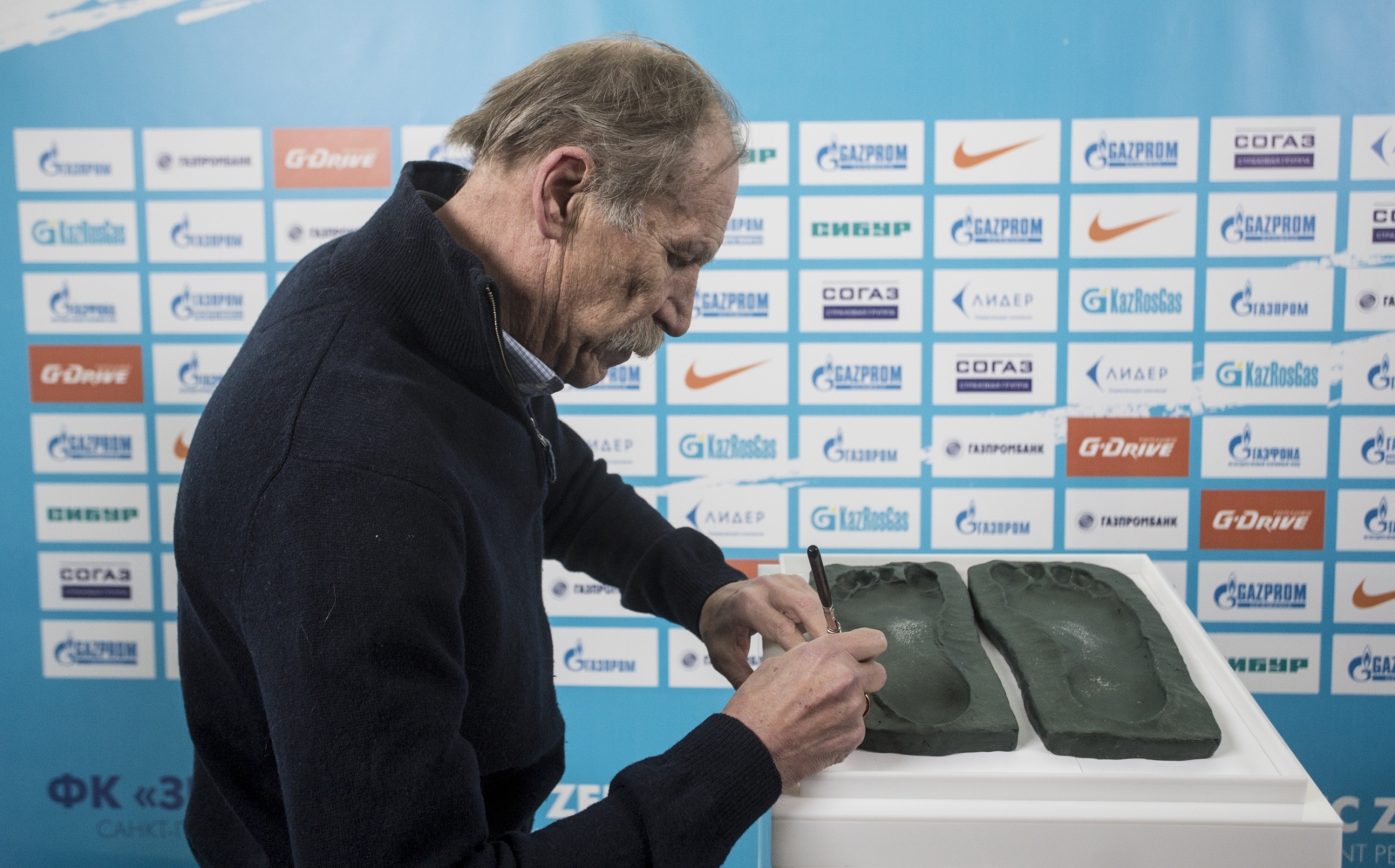 Владимир Голубев, вошел в Аллею славы «Зенита»