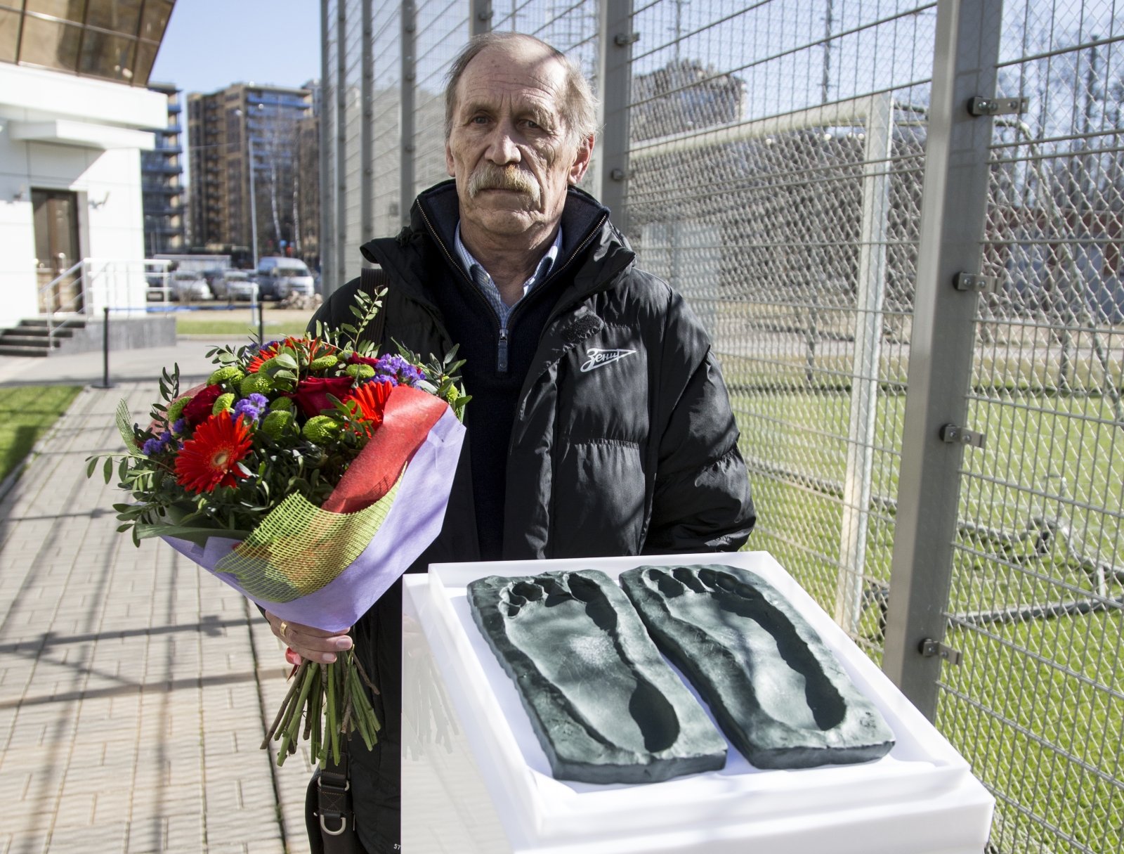 Владимир Голубев, вошел в Аллею славы «Зенита»