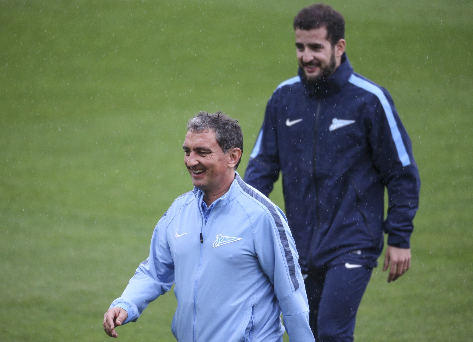 Тренировка «Зенита»  перед матчем  Лиги Европы УЕФА, 1/4 финала,  «Севилья» — «Зенит»