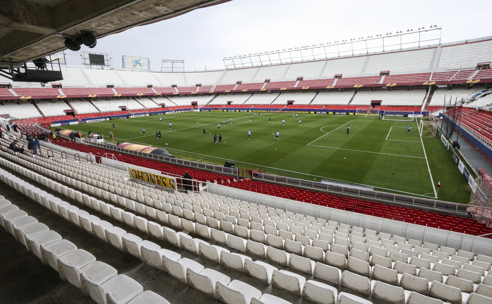 Тренировка «Зенита»  перед матчем  Лиги Европы УЕФА, 1/4 финала,  «Севилья» — «Зенит»