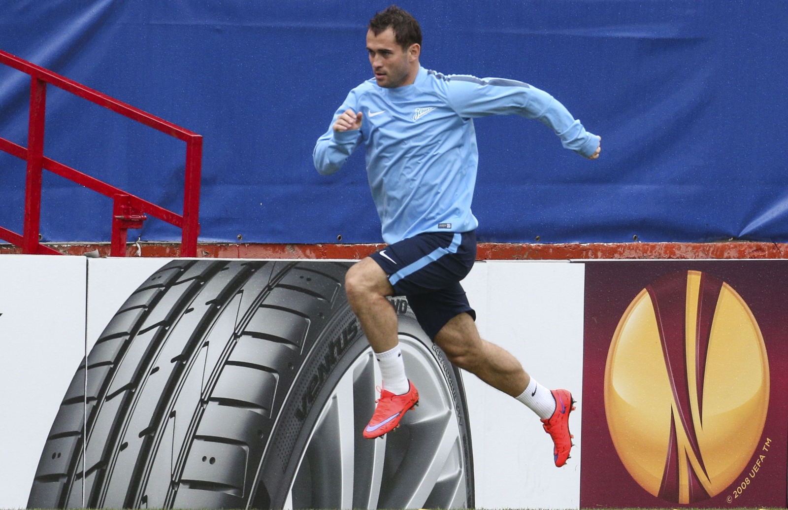 Тренировка «Зенита»  перед матчем  Лиги Европы УЕФА, 1/4 финала,  «Севилья» — «Зенит»