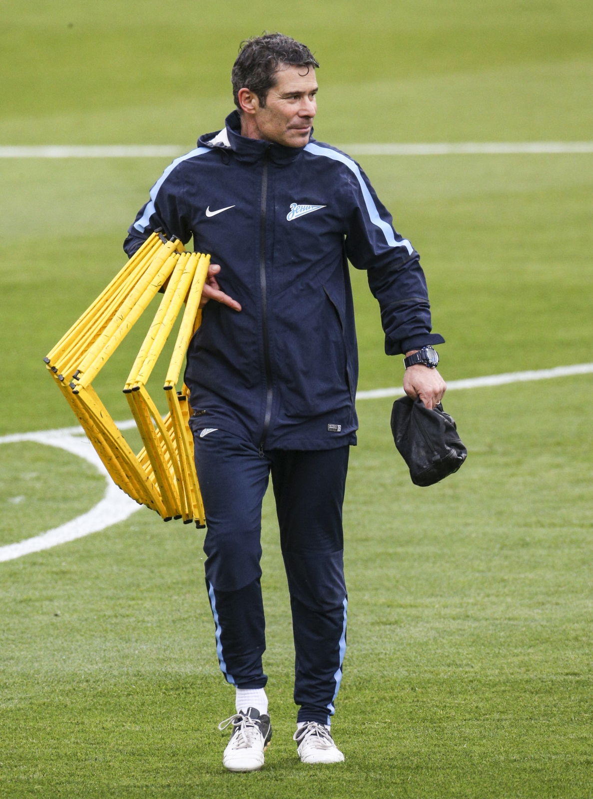 Тренировка «Зенита»  перед матчем  Лиги Европы УЕФА, 1/4 финала,  «Севилья» — «Зенит»