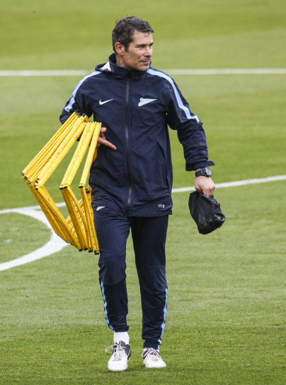 Тренировка «Зенита»  перед матчем  Лиги Европы УЕФА, 1/4 финала,  «Севилья» — «Зенит»