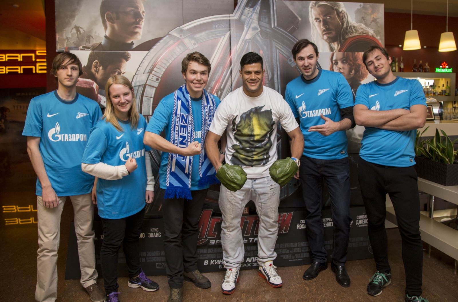 Халк на предпоказе фильма «Мстители»