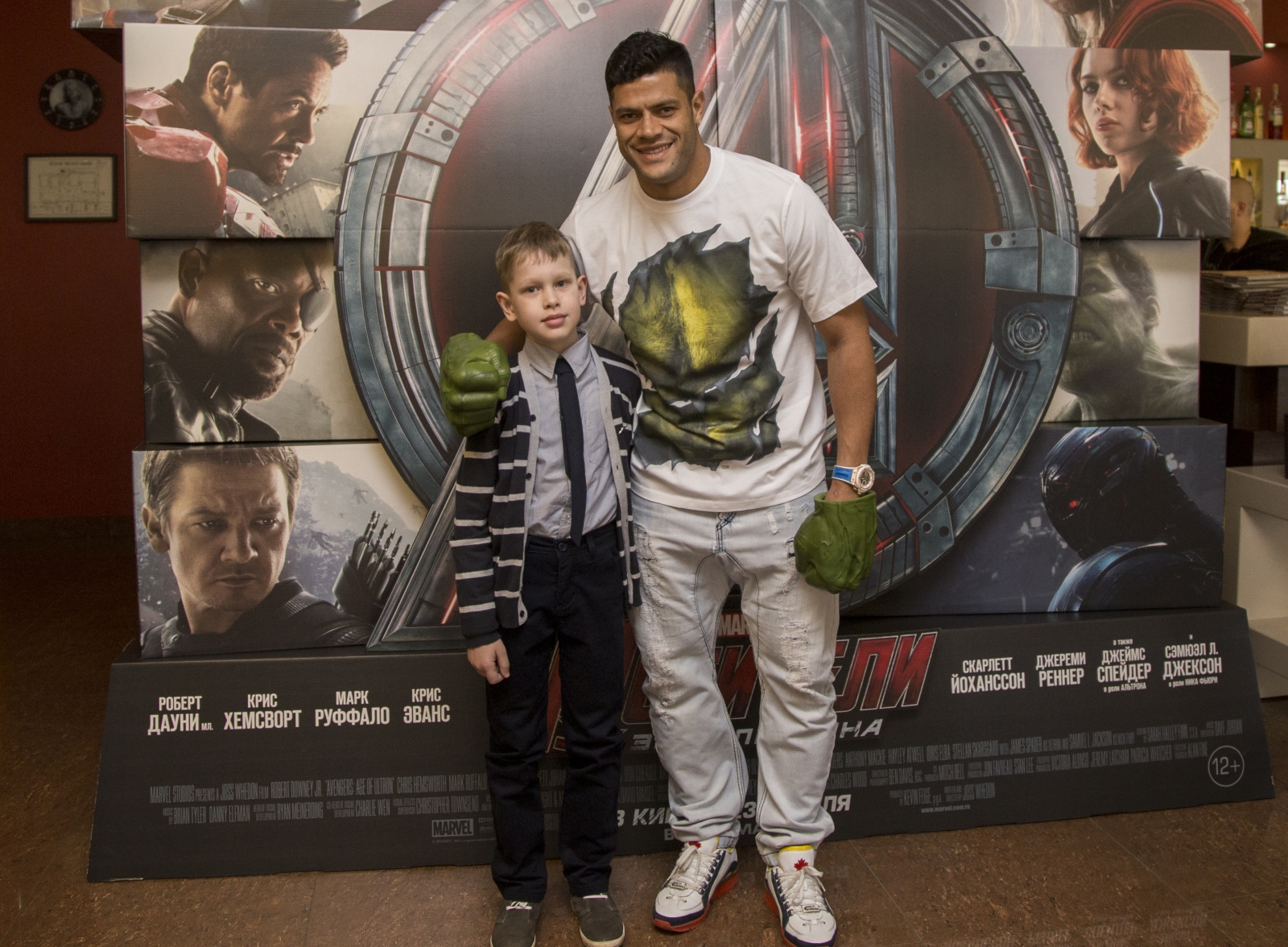 Халк на предпоказе фильма «Мстители»