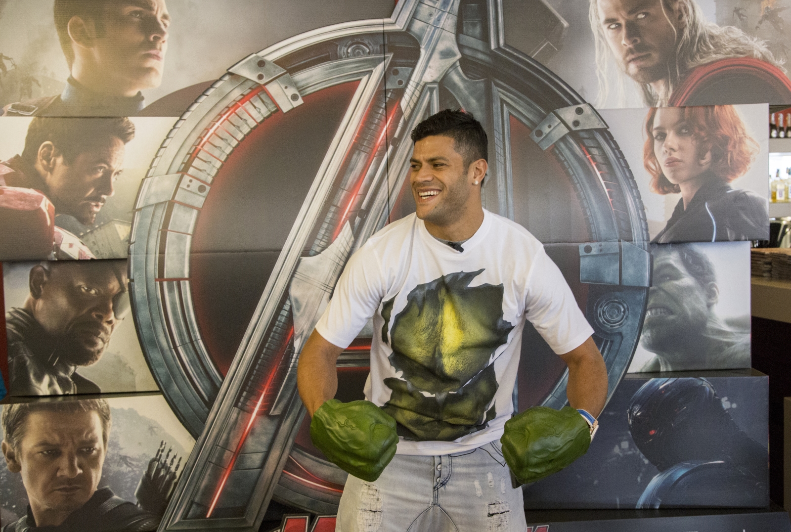 Халк на предпоказе фильма «Мстители»