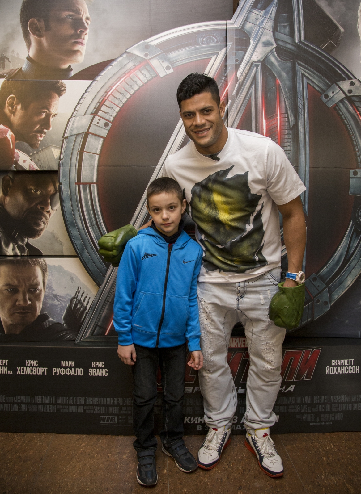 Халк на предпоказе фильма «Мстители»