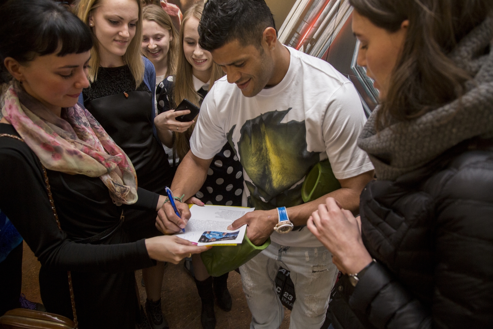 Халк на предпоказе фильма «Мстители»