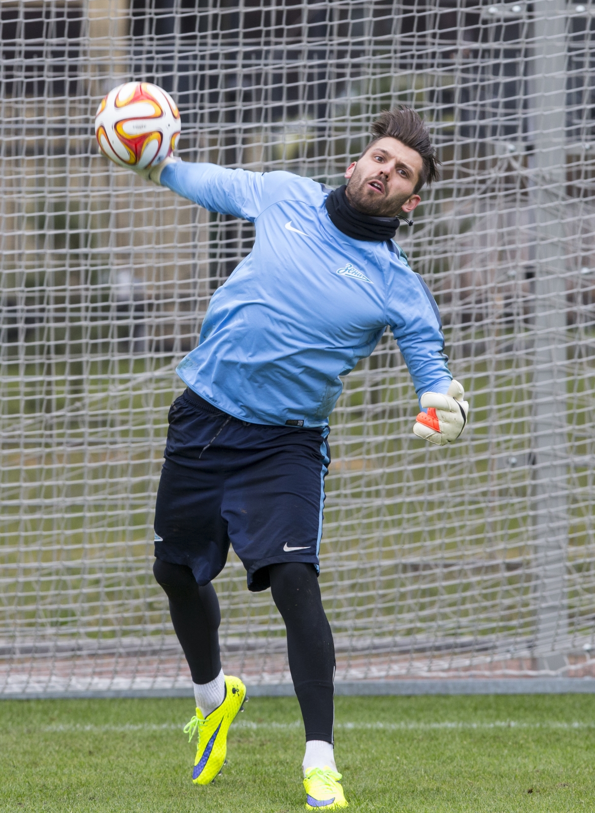 Тренировка «Зенита» перед матчем Лиги Европы УЕФА  1/4 финала, «Зенит» — «Севилья»