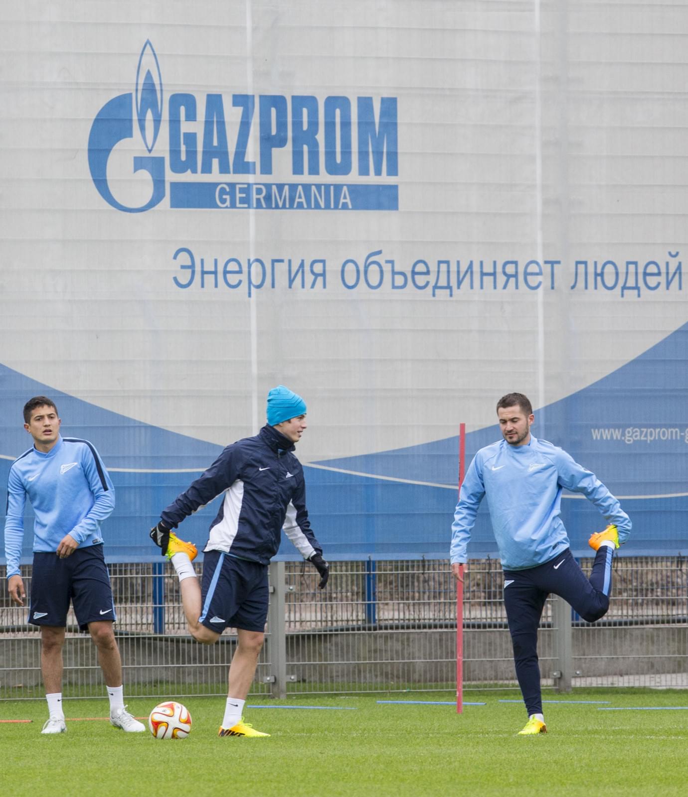 Тренировка «Зенита» перед матчем Лиги Европы УЕФА  1/4 финала, «Зенит» — «Севилья»