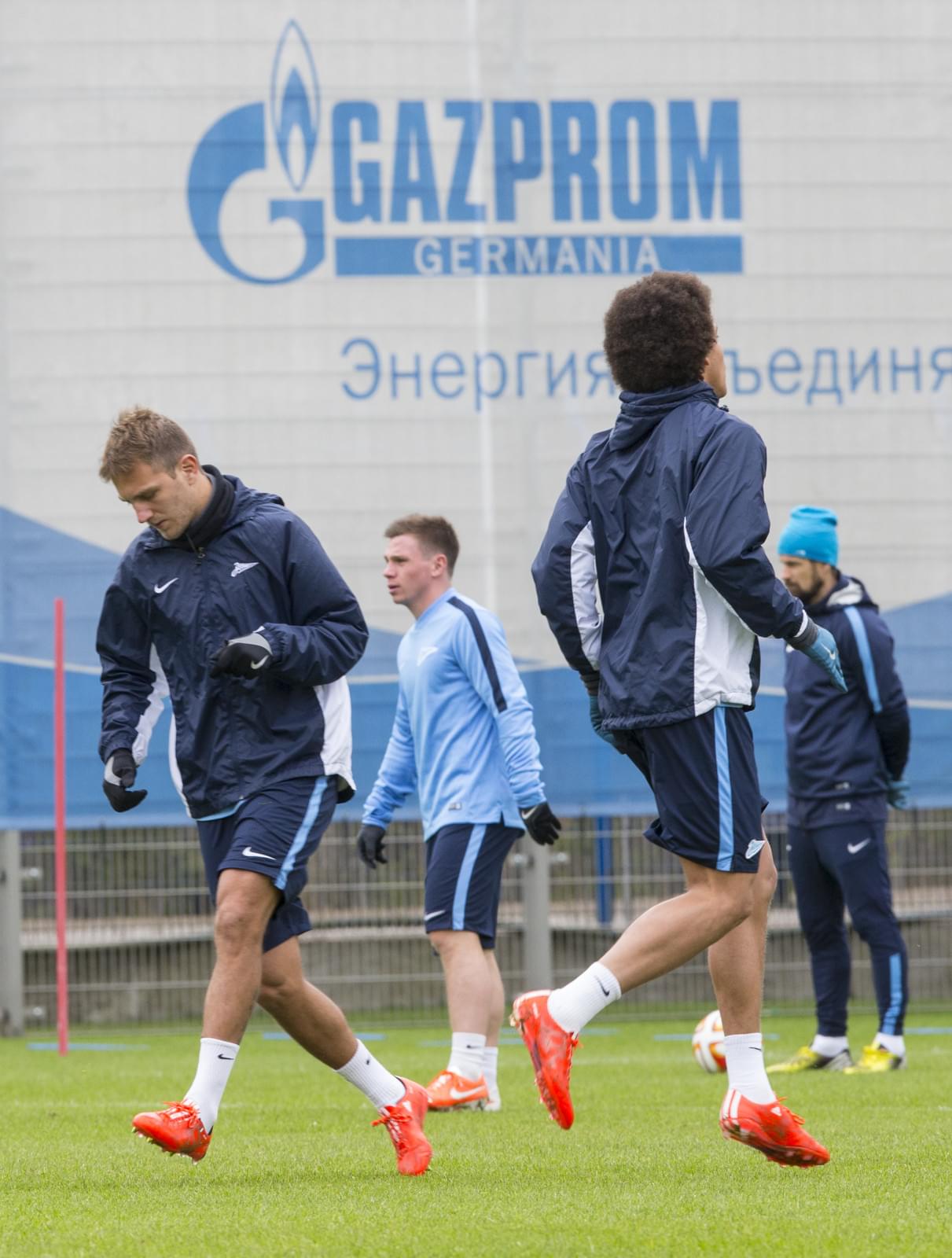 Тренировка «Зенита» перед матчем Лиги Европы УЕФА  1/4 финала, «Зенит» — «Севилья»