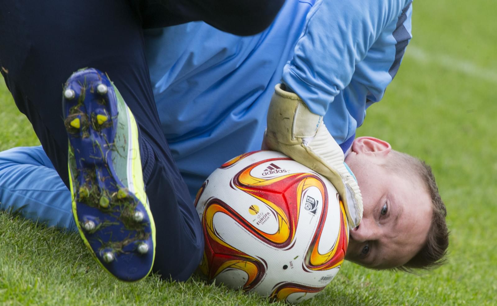 Тренировка «Зенита» перед матчем Лиги Европы УЕФА  1/4 финала, «Зенит» — «Севилья»