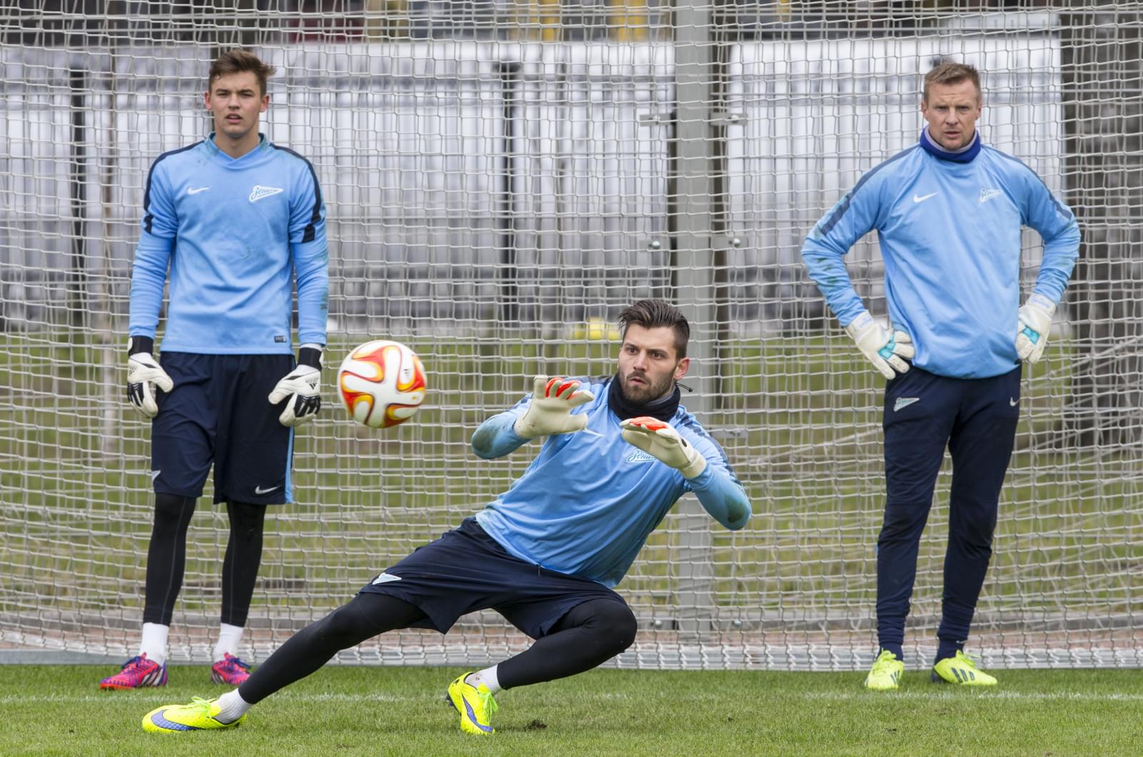 Тренировка «Зенита» перед матчем Лиги Европы УЕФА  1/4 финала, «Зенит» — «Севилья»