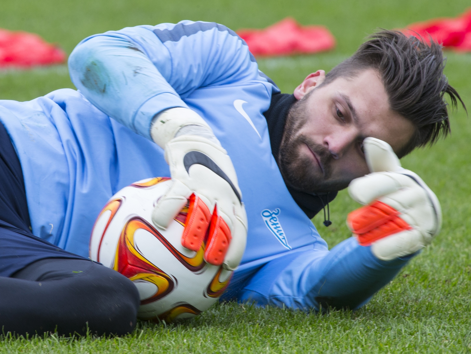 Тренировка «Зенита» перед матчем Лиги Европы УЕФА  1/4 финала, «Зенит» — «Севилья»