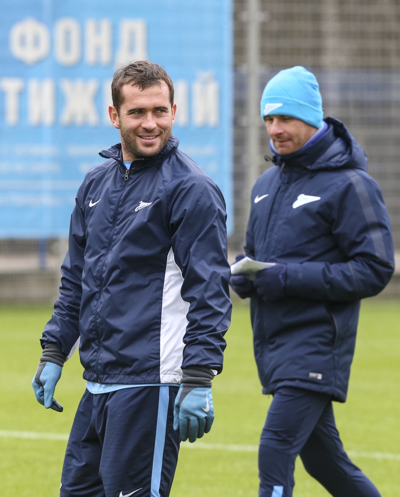 Тренировка «Зенита» перед матчем Лиги Европы УЕФА  1/4 финала, «Зенит» — «Севилья»