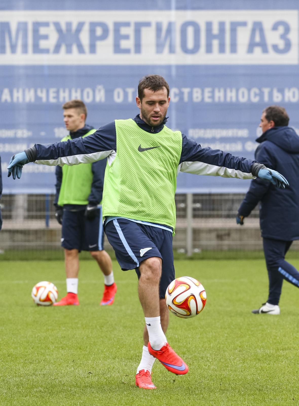 Тренировка «Зенита» перед матчем Лиги Европы УЕФА  1/4 финала, «Зенит» — «Севилья»
