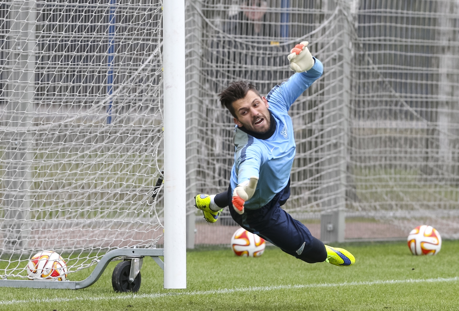 Тренировка «Зенита» перед матчем Лиги Европы УЕФА  1/4 финала, «Зенит» — «Севилья»