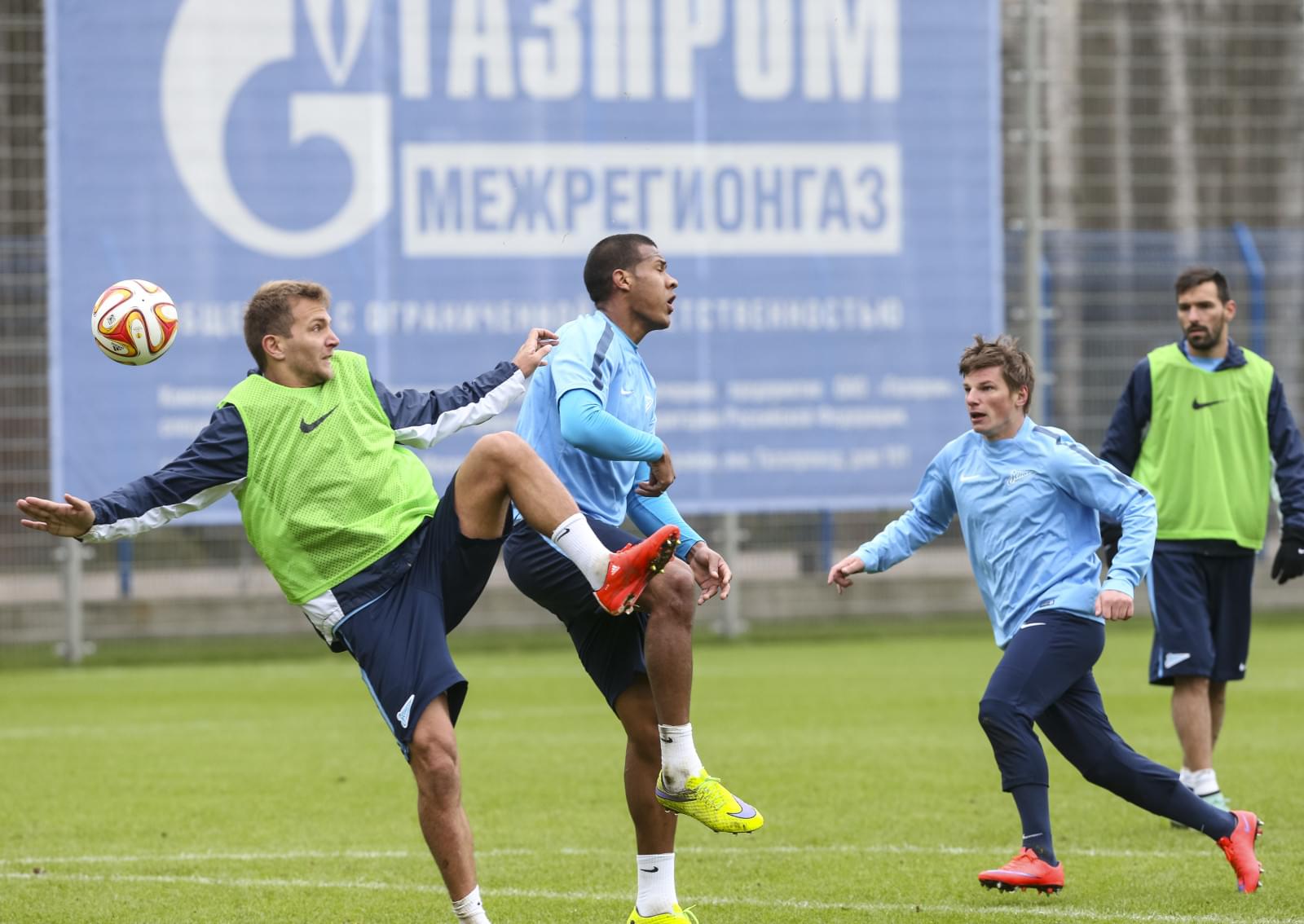 Тренировка «Зенита» перед матчем Лиги Европы УЕФА  1/4 финала, «Зенит» — «Севилья»