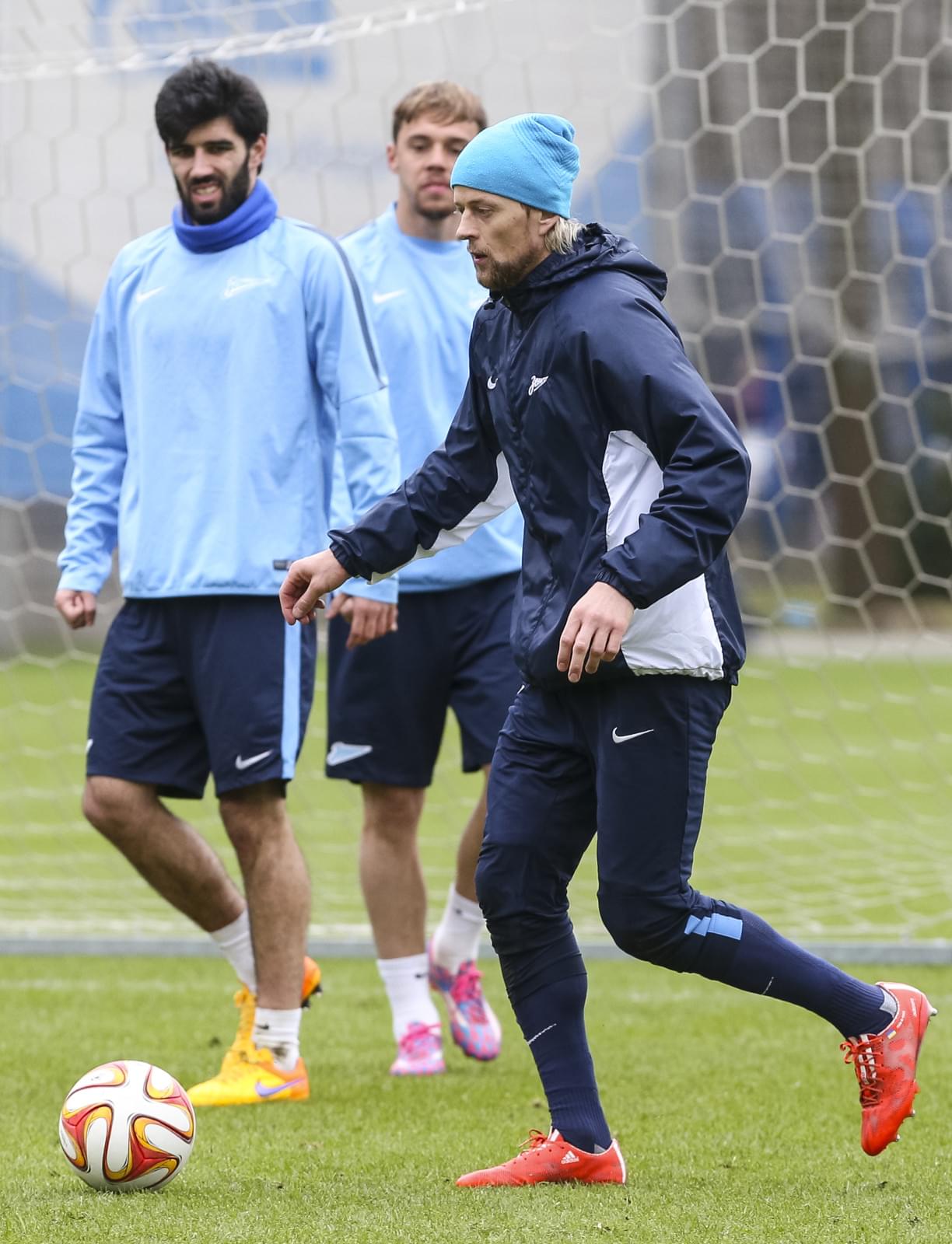 Тренировка «Зенита» перед матчем Лиги Европы УЕФА  1/4 финала, «Зенит» — «Севилья»